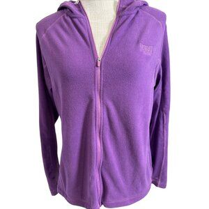 Everlast Sport Womens Purple Fleece Zip Hoodie Size L